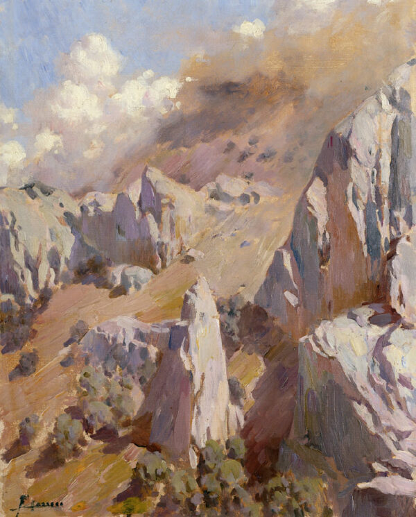 Paisaje Rocoso by Fernando Cabrera Canto, hand-painted oil painting reproduction