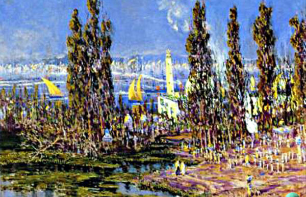 Paisaje g by Antonio Muñoz Degrain, hand-painted oil painting reproduction