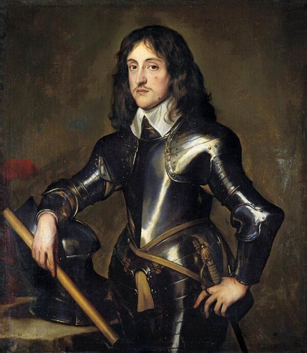 Portrait of Prince Charles Louis, Elector Palatine by Sir Anthony van Dyck, hand-painted oil painting reproduction