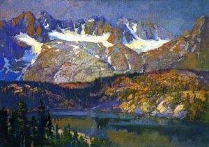 Palisades Glacier by Franz Bischoff, hand-painted oil painting reproduction