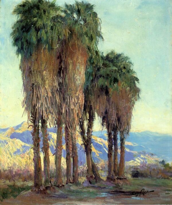 Palms by Guy Rose, hand-painted oil painting reproduction