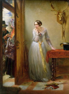Palpitation 1844 by Charles West Cope, hand-painted oil painting reproduction