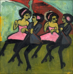 Panama Girls by Ernst Ludwig Kirchner, hand-painted oil painting reproduction