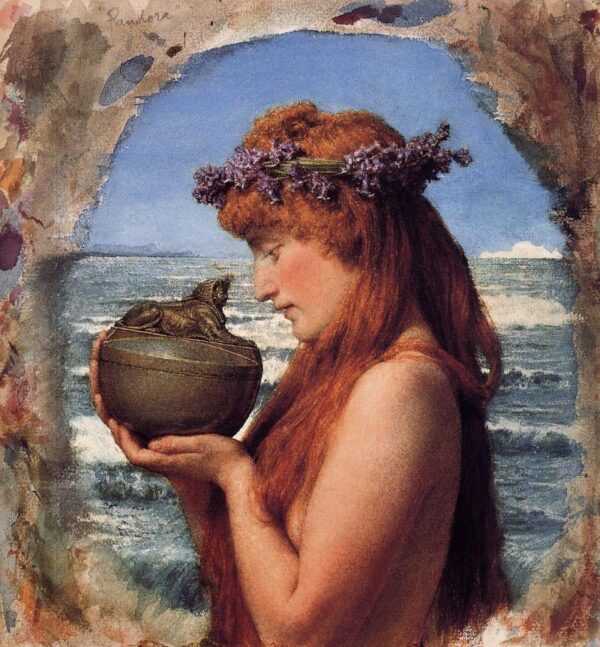 Pandora by Lawrence Alma-Tadema, hand-painted oil painting reproduction