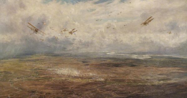 Panorama of the Western Front by William Lionel Wyllie, hand-painted oil painting reproduction