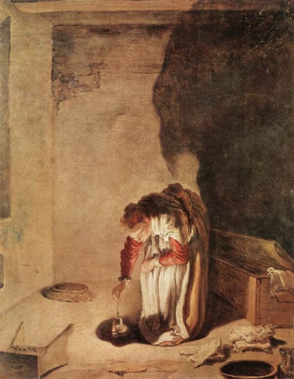Parable of the Lost Drachma by Guercino, hand-painted oil painting reproduction