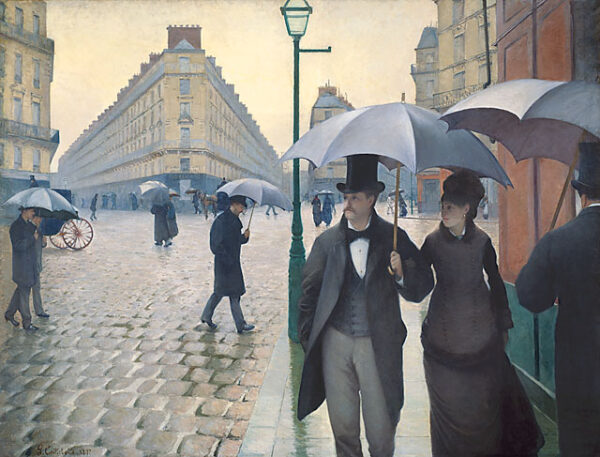 Paris Street, A Rainy Day by Gustave Caillebotte, hand-painted oil painting reproduction
