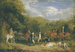 Buck-Shooting in Windsor Great Park by John Frederick Lewis, hand-painted oil painting reproduction