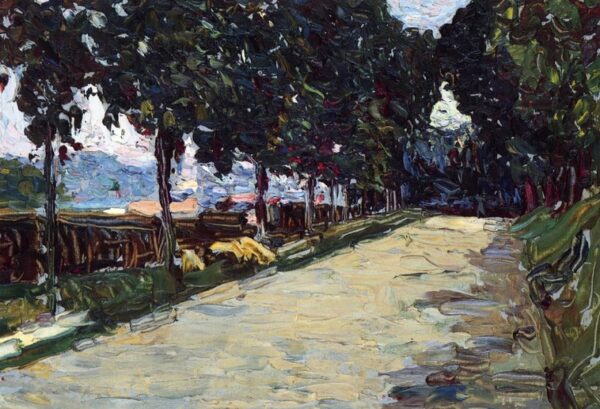 Park of St. Cloud by Wassily Kandinsky, hand-painted oil painting reproduction