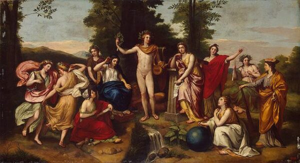 Parnassus by Anton Raphael Mengs, hand-painted oil painting reproduction