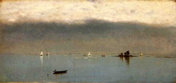 Passing Off of the Storm by John Frederick Kensett, hand-painted oil painting reproduction
