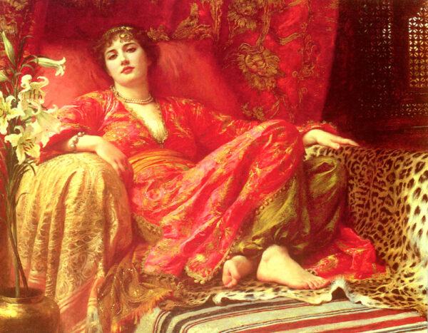 Passion by Sir Frank Dicksee, hand-painted oil painting reproduction