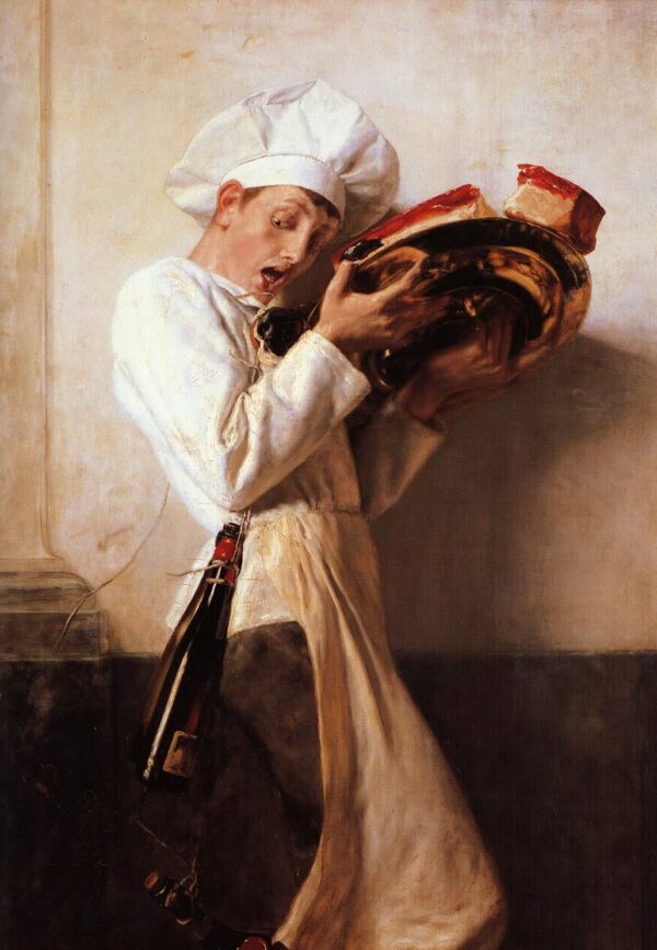 Pastry Man by Nikolaos Gyzis, hand-painted oil painting reproduction