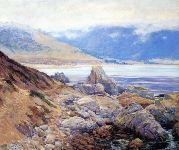 Path Along the Shore by Guy Rose, hand-painted oil painting reproduction