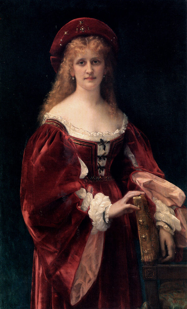 Patricienne de Venise by Alexandre Cabanel, hand-painted oil painting reproduction
