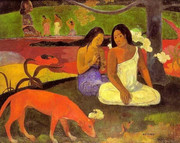 Arearea (Joyousness) by Paul Gauguin, hand-painted oil painting reproduction