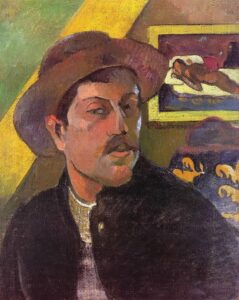 Self-Portrait by Paul Gauguin, hand-painted oil painting reproduction