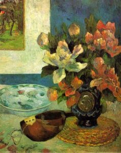 Still Life with Mandolin by Paul Gauguin, hand-painted oil painting reproduction
