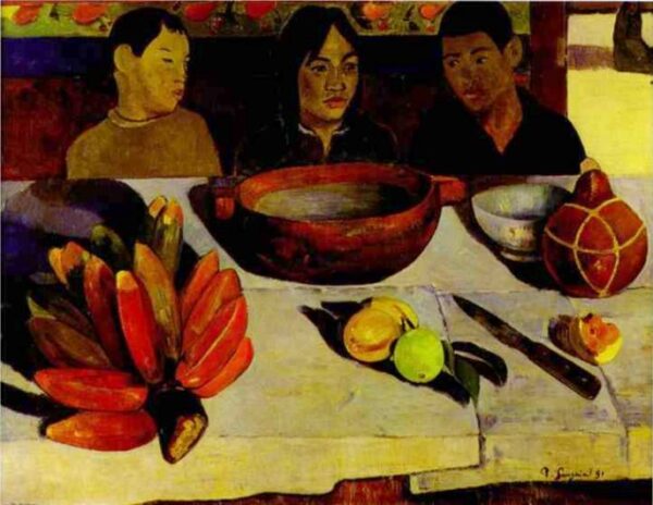 The Meal (The Bananas) by Paul Gauguin, hand-painted oil painting reproduction