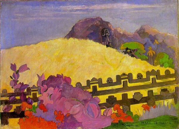 There is the Marae by Paul Gauguin, hand-painted oil painting reproduction