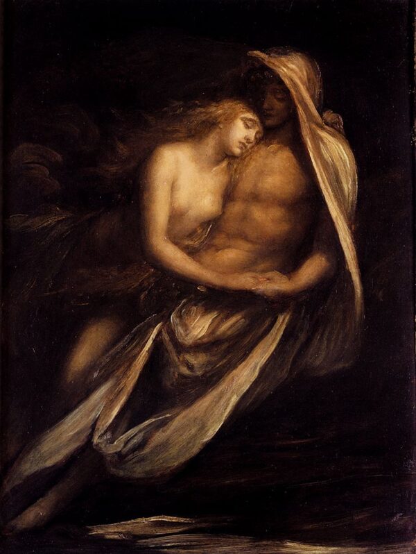 Paulo And Francesco by George Frederic Watts, hand-painted oil painting reproduction