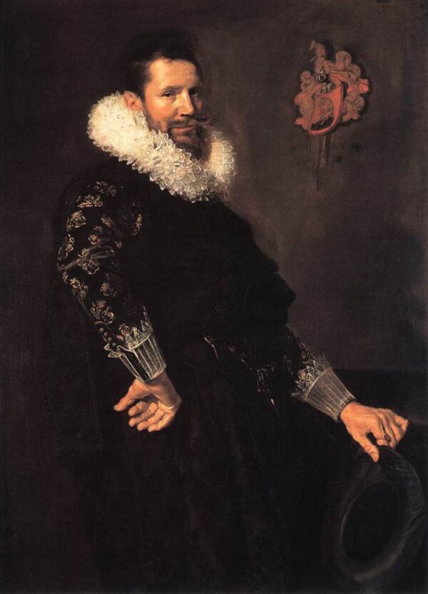 Paulus van Beresteyn by Frans Hals, hand-painted oil painting reproduction