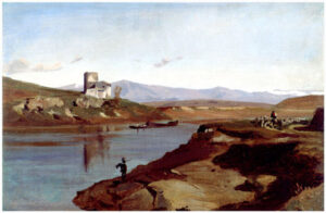Paysage d’Italie by Jean-Achille Benouville, hand-painted oil painting reproduction