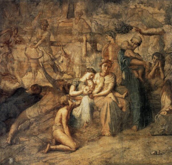 Peace by Théodore Chassériau, hand-painted oil painting reproduction