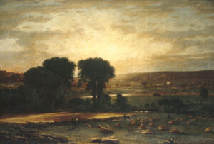 Peace and Plenty by George Inness, hand-painted oil painting reproduction