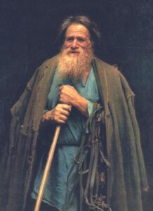 Peasant Holding a Bridle by Ivan Nikolaevich Kramskoy, hand-painted oil painting reproduction