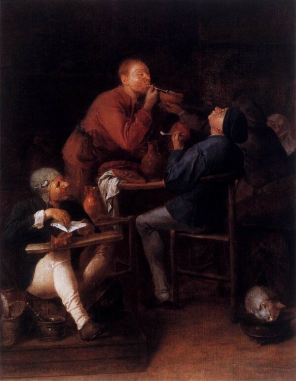 Peasants of Moerdyck by Adriaen Brouwer, hand-painted oil painting reproduction