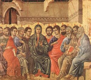 Pentecost by Duccio di Buoninsegna, hand-painted oil painting reproduction