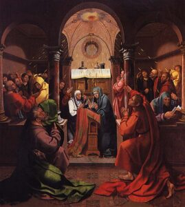 Pentecostes by Vasco Fernandes, hand-painted oil painting reproduction