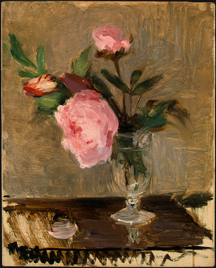 Peonies by Berthe Morisot, hand-painted oil reproduction