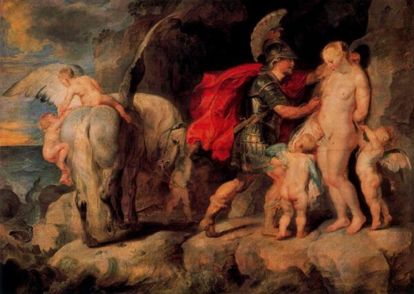 Perseo releasing to Andromeda by Peter Paul Rubens, hand-painted oil painting reproduction
