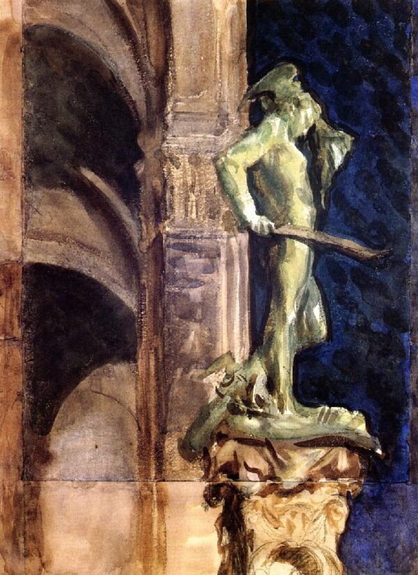 Perseus by Night by John Singer Sargent, hand-painted oil painting reproduction