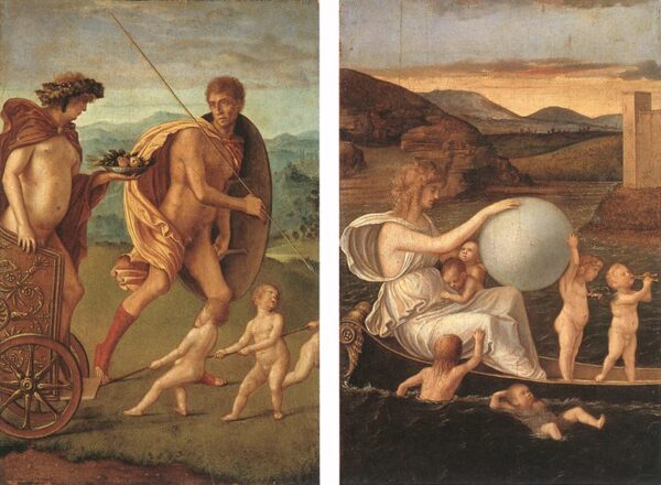 Perseverance and Fortune by Giovanni Bellini, hand-painted oil painting reproduction