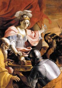 Queen Tomyris Receiving the Head of Cyrus, King of Persia by Mattia Preti, hand-painted oil painting reproduction