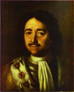 Portrait Of Peter The Great by Aleksey Antropov, hand-painted oil painting reproduction