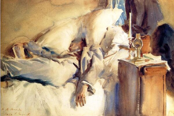 Peter Harrison Asleep by John Singer Sargent, hand-painted oil painting reproduction