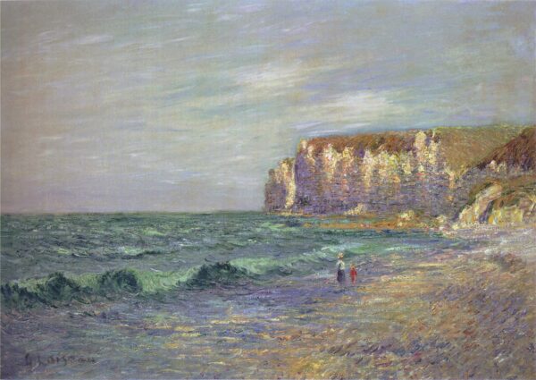 Petit Dalles at Normandy by Gustave Loiseau, hand-painted oil painting reproduction