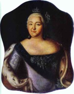 Portrait Of Empress Elizaveta Petrovna by Aleksey Antropov, hand-painted oil painting reproduction