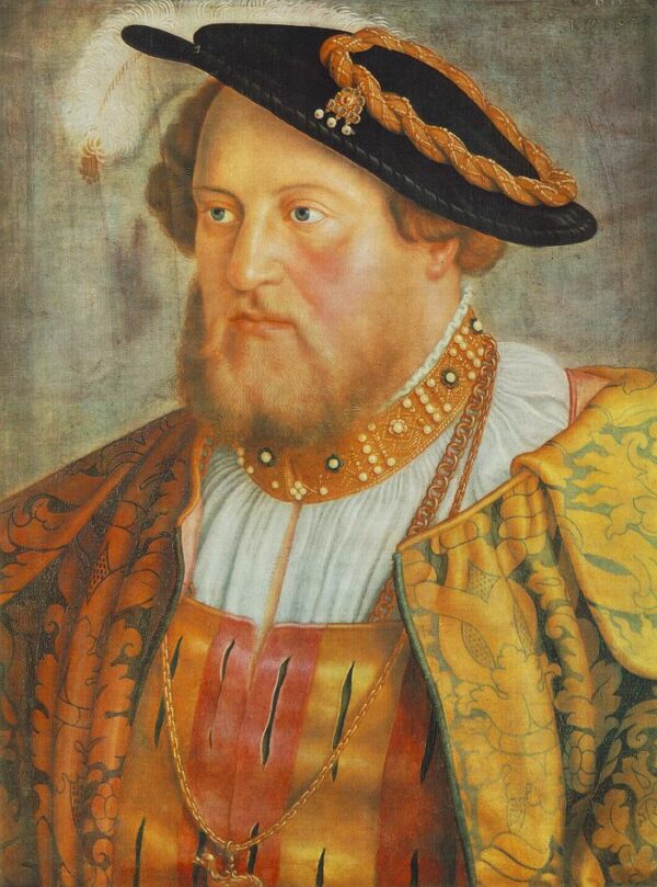 Portrait of Ottheinrich, Prince of Pfalz by Barthel Beham, hand-painted oil painting reproduction