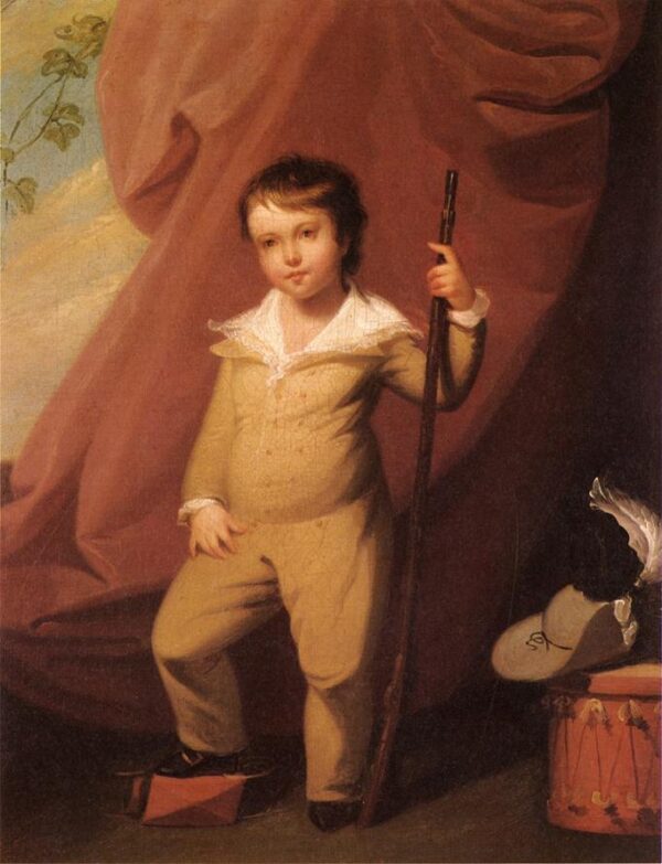 Philip Church by John Trumbull, hand-painted oil painting reproduction