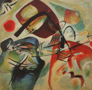 Picture With A Black Arch by Wassily Kandinsky, hand-painted oil painting reproduction