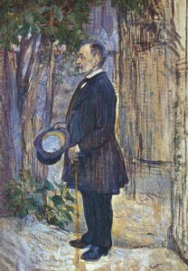 Picture of Henri Dihau by Toulouse-Lautrec, hand-painted oil painting reproduction