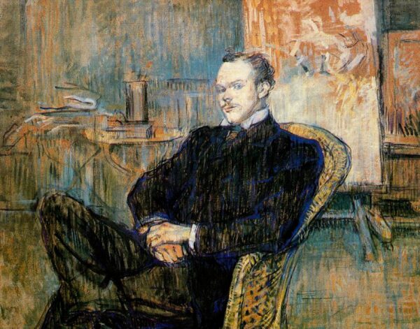 Picture of Paul Leclercq by Toulouse-Lautrec, hand-painted oil painting reproduction