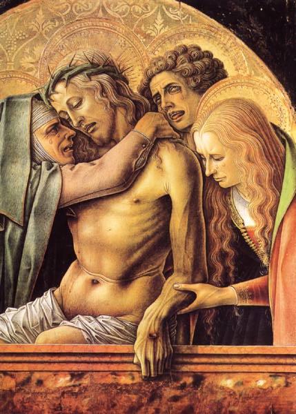 Pieta by Carlo Crivelli, hand-painted oil reproduction