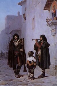 Pifferari III by Jean-Léon Gérôme, hand-painted oil painting reproduction