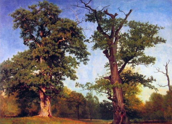 Pioneers of the Woods by Albert Bierstadt, hand-painted oil painting reproduction